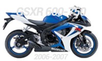 2006-2007 Suzuki GSXR 600-750 Verkleidung