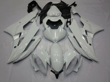 Weiß Glanz 2006-2007 Yamaha R6 Motorrad Verkleidung