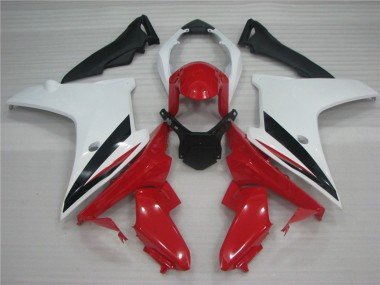 Weiß Rot & Schwarz 2011-2012 Honda CBR600F Motorrad Verkleidung