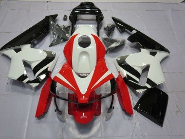 Weiß Rot & Schwarz OEM 2003-2004 Honda CBR600RR Motorrad Verkleidung