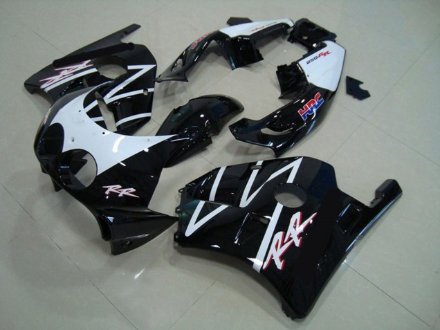 Weiß Schwarz HRC 1990-1998 Honda CBR250RR Motorrad Verkleidung