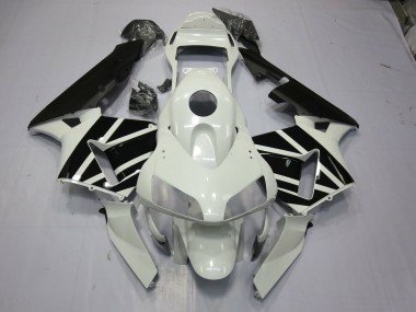 Weiß & Schwarz OEM 2003-2004 Honda CBR600RR Motorrad Verkleidung
