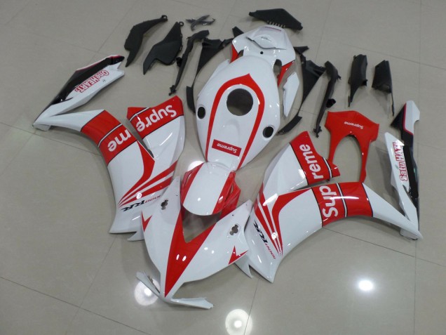 Weiß Supreme 2012-2016 Honda CBR1000RR Motorrad Verkleidung