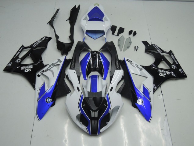 Alien Blau & Weiß 2009-2014 BMW S1000RR Motorrad Verkleidung