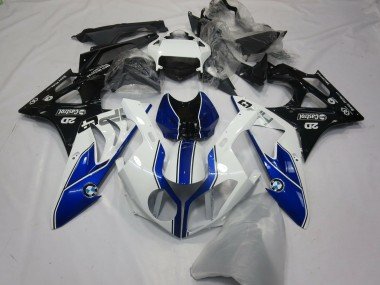 Alien Blau & Weiß 2009-2014 BMW S1000RR Motorrad Verkleidung