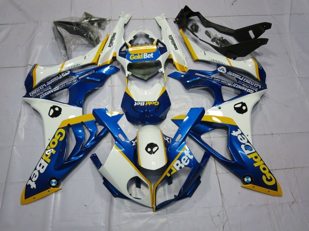 Alien Blau & Weiß 2009-2014 BMW S1000RR Motorrad Verkleidung