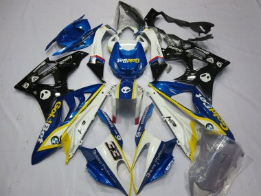 Alien Blau & Weiß 2009-2014 BMW S1000RR Motorrad Verkleidung