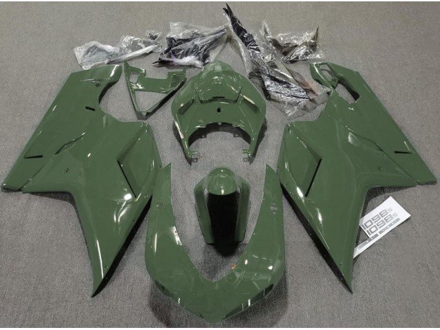 Armeegrün Glänzend 2007-2014 Ducati 848 1098 1198 Motorrad Verkleidung Armeegrün Glänzend 2007-2014 Ducati 848 1098 1198 Motorrad Verkleidung