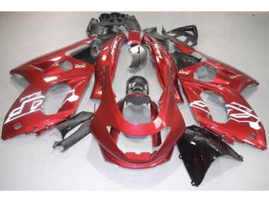 Aufkleber In Glänzendem Rot & Weiß 1998-2007 Yamaha YZF600 Motorrad Verkleidung