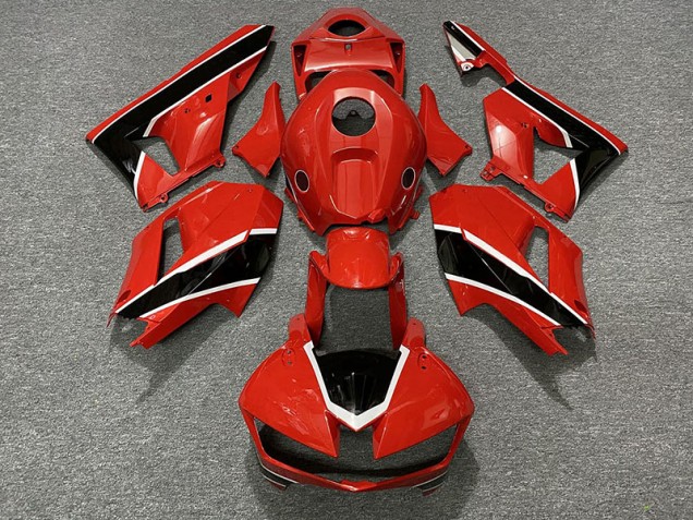 Aufkleber In Glänzendem Rot Schwarz & Weiß 2013-2023 Honda CBR600RR Motorrad Verkleidung