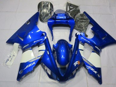 Blau & Weiß 2000-2001 Yamaha R1 Motorrad Verkleidung