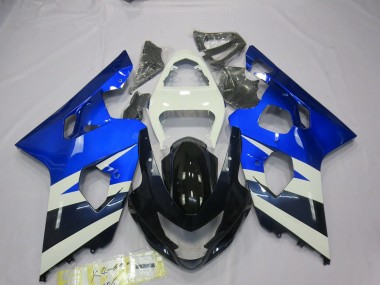 Blauweiß 2004-2005 Suzuki GSXR 600-750 Motorrad Verkleidung