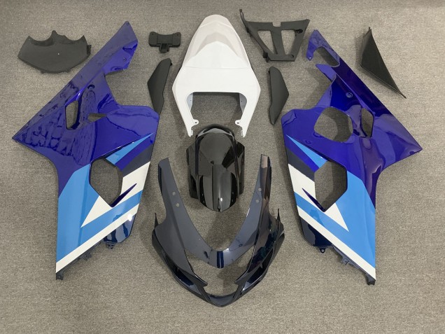Blau 2004-2005 Suzuki GSXR 600-750 Motorrad Verkleidung Blau 2004-2005 Suzuki GSXR 600-750 Motorrad Verkleidung