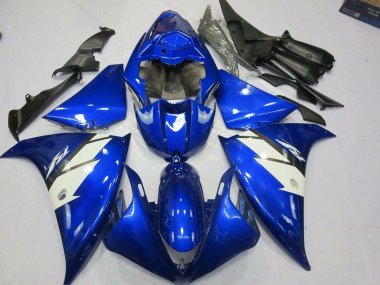 Blau & Weiß 2012-2014 Yamaha R1 Motorrad Verkleidung