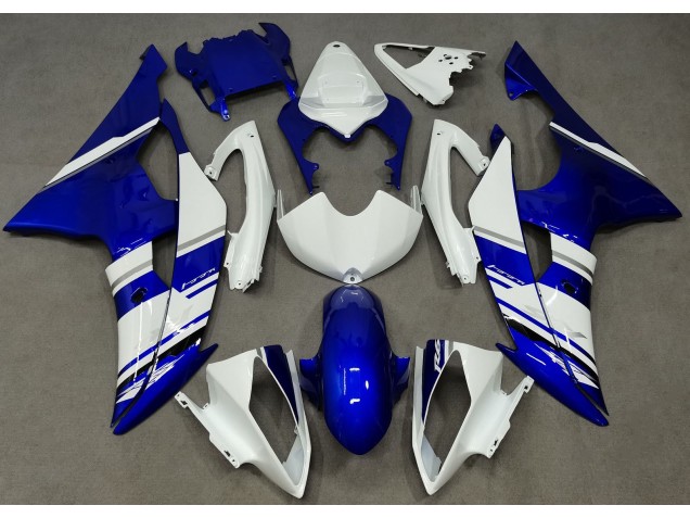 Blau & Weiß Benutzerdefiniert OEM Stil 2008-2016 Yamaha R6 Motorrad Verkleidung Blau & Weiß Benutzerdefiniert OEM Stil 2008-2016 Yamaha R6 Motorrad Verkleidung