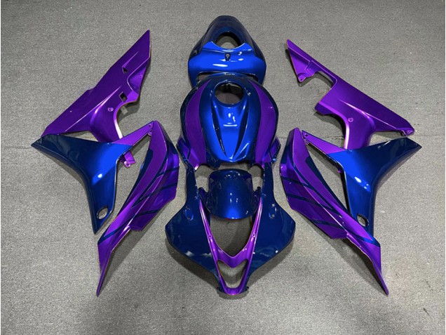 Blau & Weiß Custom 2007-2008 Honda CBR600RR Motorrad Verkleidung Blau & Weiß Custom 2007-2008 Honda CBR600RR Motorrad Verkleidung