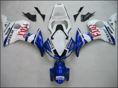 Blau Fiat 2005 Yamaha R6 Motorrad Verkleidung
