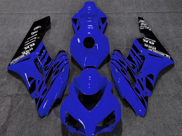 Blau Glänzend Flame 2004-2005 Honda CBR1000RR Motorrad Verkleidung