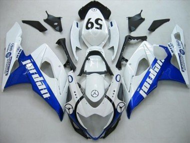 Blau Jordan 2005-2006 Suzuki GSXR 1000 Motorrad Verkleidung