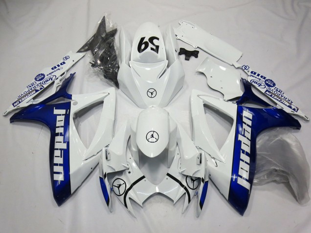 Blau Jordan 2006-2007 Suzuki GSXR 600-750 Motorrad Verkleidung