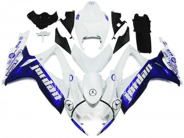 Blau & Weiß Jordan Gloss Stil 2006-2007 Suzuki GSXR 600-750 Motorrad Verkleidung