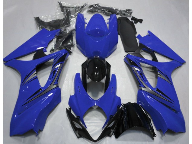 Blau OEM Stil 2007-2008 Suzuki GSXR 1000 Motorrad Verkleidung