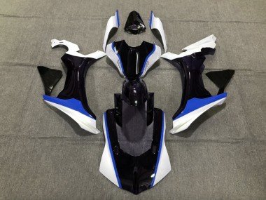 Blau Schwarz & Weiß 2015-2019 Yamaha R1 Motorrad Verkleidung