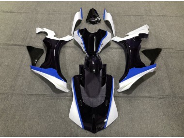 Blau Schwarz & Weiß 2015-2019 Yamaha R1 Motorrad Verkleidung