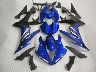 Blau Schwarz & Weiß Glanzstil 2004-2006 Yamaha R1 Motorrad Verkleidung
