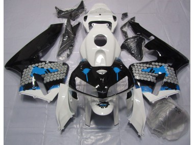 Blaue Spritzer 2005-2006 Honda CBR600RR Motorrad Verkleidung
