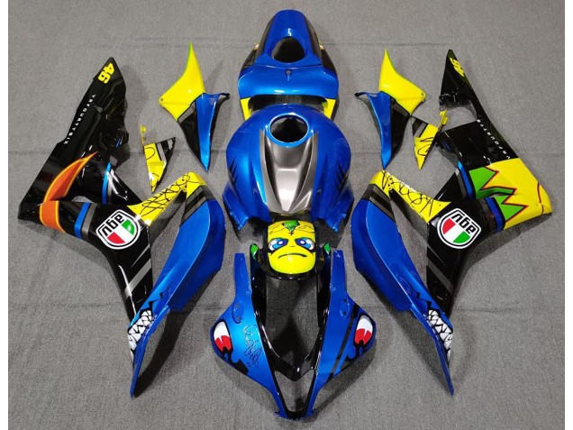 Blauer Hai 2007-2008 Honda CBR600RR Motorrad Verkleidung