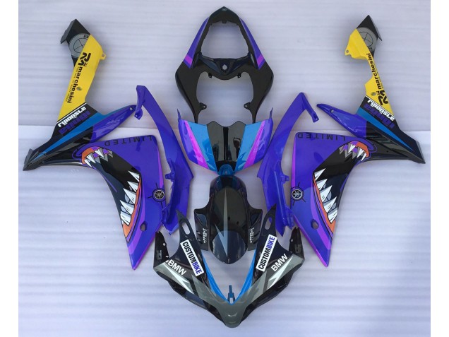 Blauer Hai 2007-2008 Yamaha R1 Motorrad Verkleidung Blauer Hai 2007-2008 Yamaha R1 Motorrad Verkleidung
