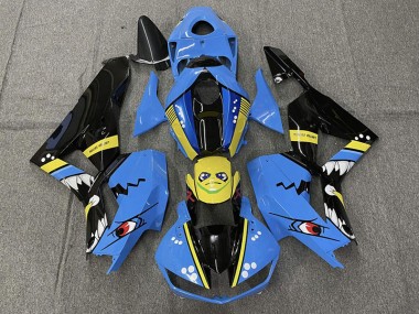 Blauer Hai 2013-2023 Honda CBR600RR Motorrad Verkleidung