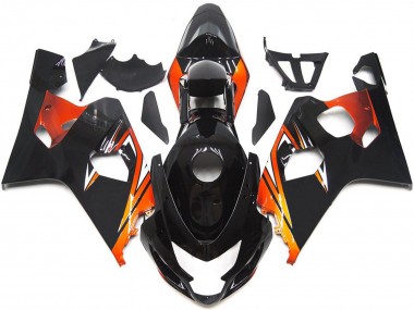 Bronze Orange OEM Stil Benutzerdefiniert 2004-2005 Suzuki GSXR 600-750 Motorrad Verkleidung