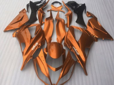Candy Orange Glänzend 2016-2019 Kawasaki ZX10R Motorrad Verkleidung