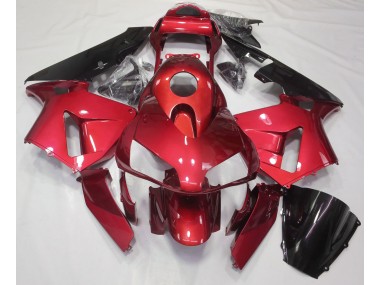Candy Red Plain 2003-2004 Honda CBR600RR Motorrad Verkleidung