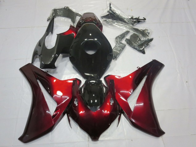 Candy Red & Schwarz 2008-2011 Honda CBR1000RR Motorrad Verkleidung