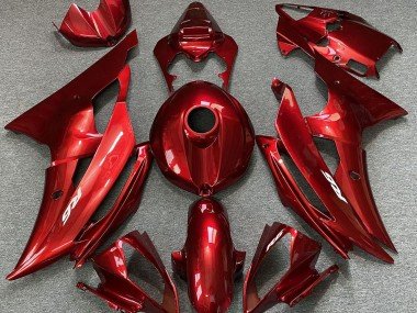 Candy Rot 2008-2016 Yamaha R6 Motorrad Verkleidung