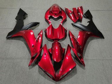 Candy-Rot & Schwarz 2004-2006 Yamaha R1 Motorrad Verkleidung