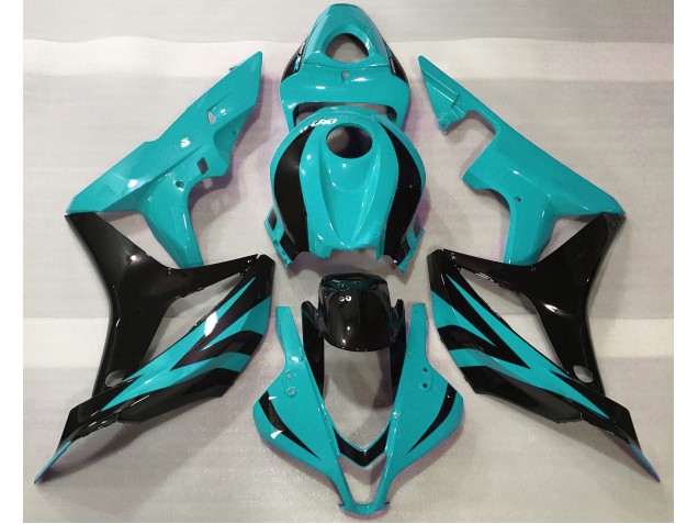 Cyan OEM Stil 2007-2008 Honda CBR600RR Motorrad Verkleidung