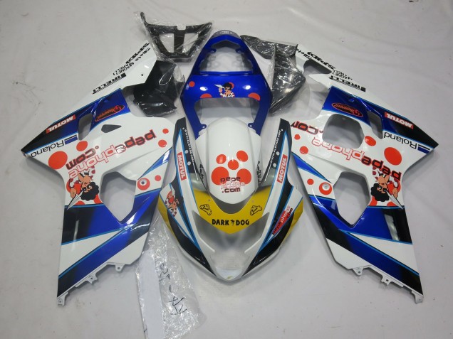 Dark Dog 2004-2005 Suzuki GSXR 600-750 Motorrad Verkleidung Dark Dog 2004-2005 Suzuki GSXR 600-750 Motorrad Verkleidung