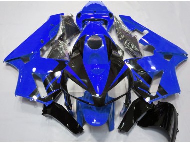 Design In Glänzendem Blau & Schwarz 2005-2006 Honda CBR600RR Motorrad Verkleidung