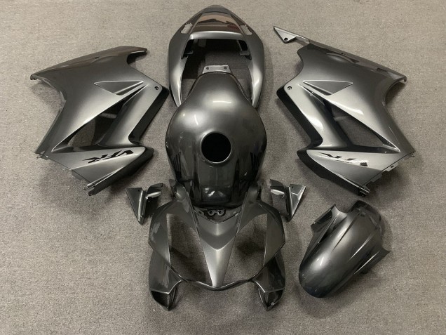 Dunkelgrau 2002-2012 Honda VFR800 Motorrad Verkleidung