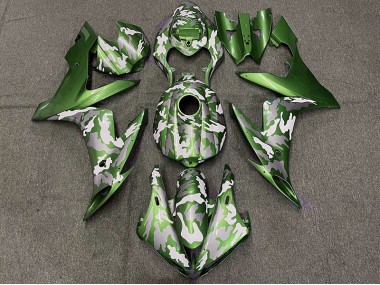 Dunkelgrün Tarnung 2004-2006 Yamaha R1 Motorrad Verkleidung
