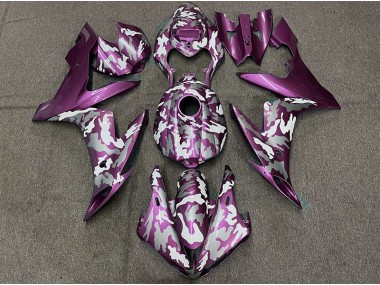 Dunkelmagenta Tarnung 2004-2006 Yamaha R1 Motorrad Verkleidung