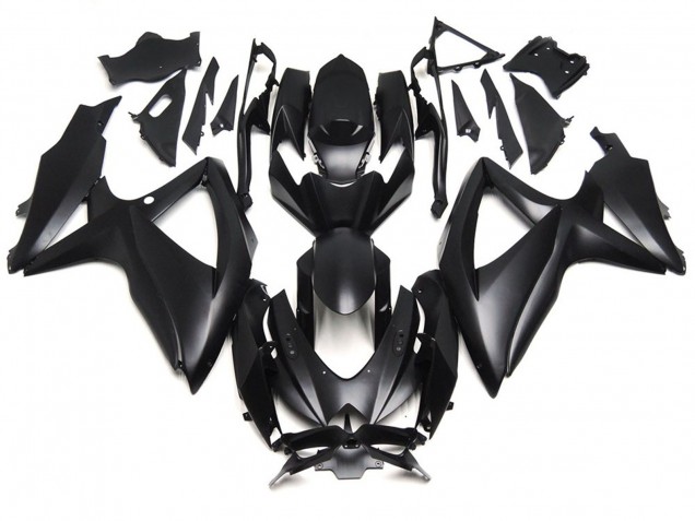 Dunkelmatt Schwarz 2008-2010 Suzuki GSXR 600-750 Motorrad Verkleidung