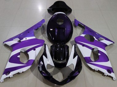 Dunkelviolett 2000-2002 Suzuki GSXR 1000 Motorrad Verkleidung