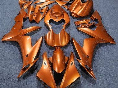 Einfarbig Orange 2004-2006 Yamaha R1 Motorrad Verkleidung