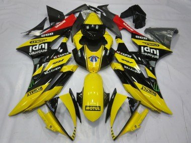 Gelb Motul 2006-2007 Yamaha R6 Motorrad Verkleidung