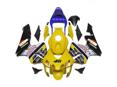 Gelb Nastro Azzurro 46 2003-2004 Honda CBR600RR Motorrad Verkleidung
